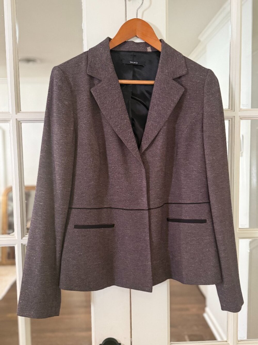 Tahari size 10, plum colored blazer